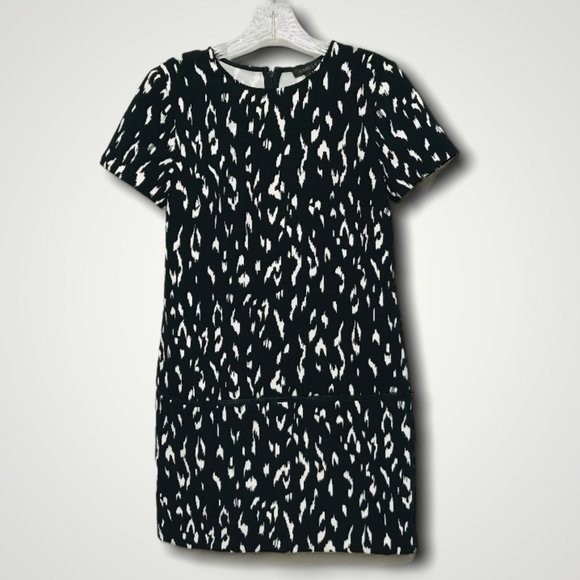 Rachel Zoe Size 0 Crewneck Short Sleeve Printed Convertible Tunic Dress - Picture 3 of 8